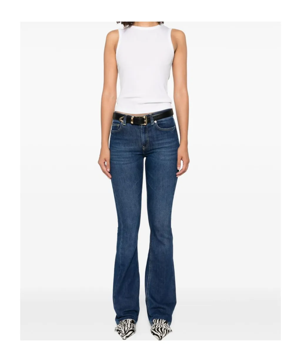 Five-Pocket Flared Jeans