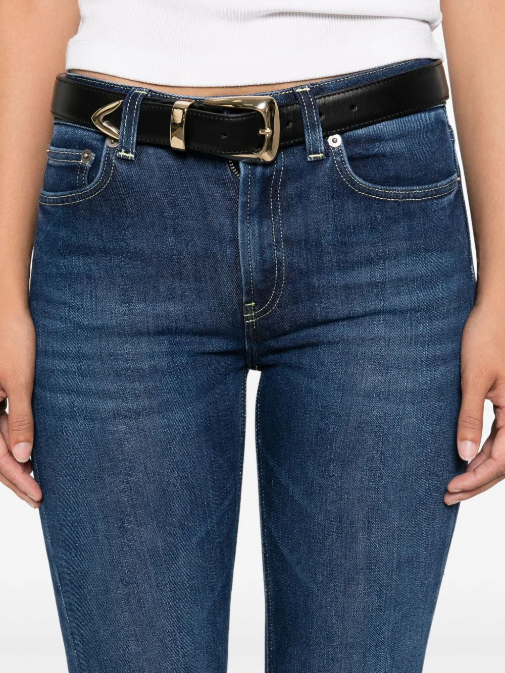 Five-Pocket Flared Jeans
