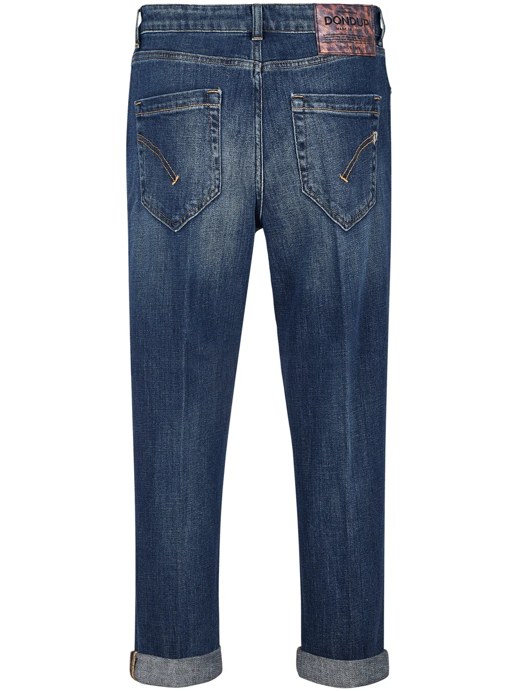 Jewel Button Cropped Jeans