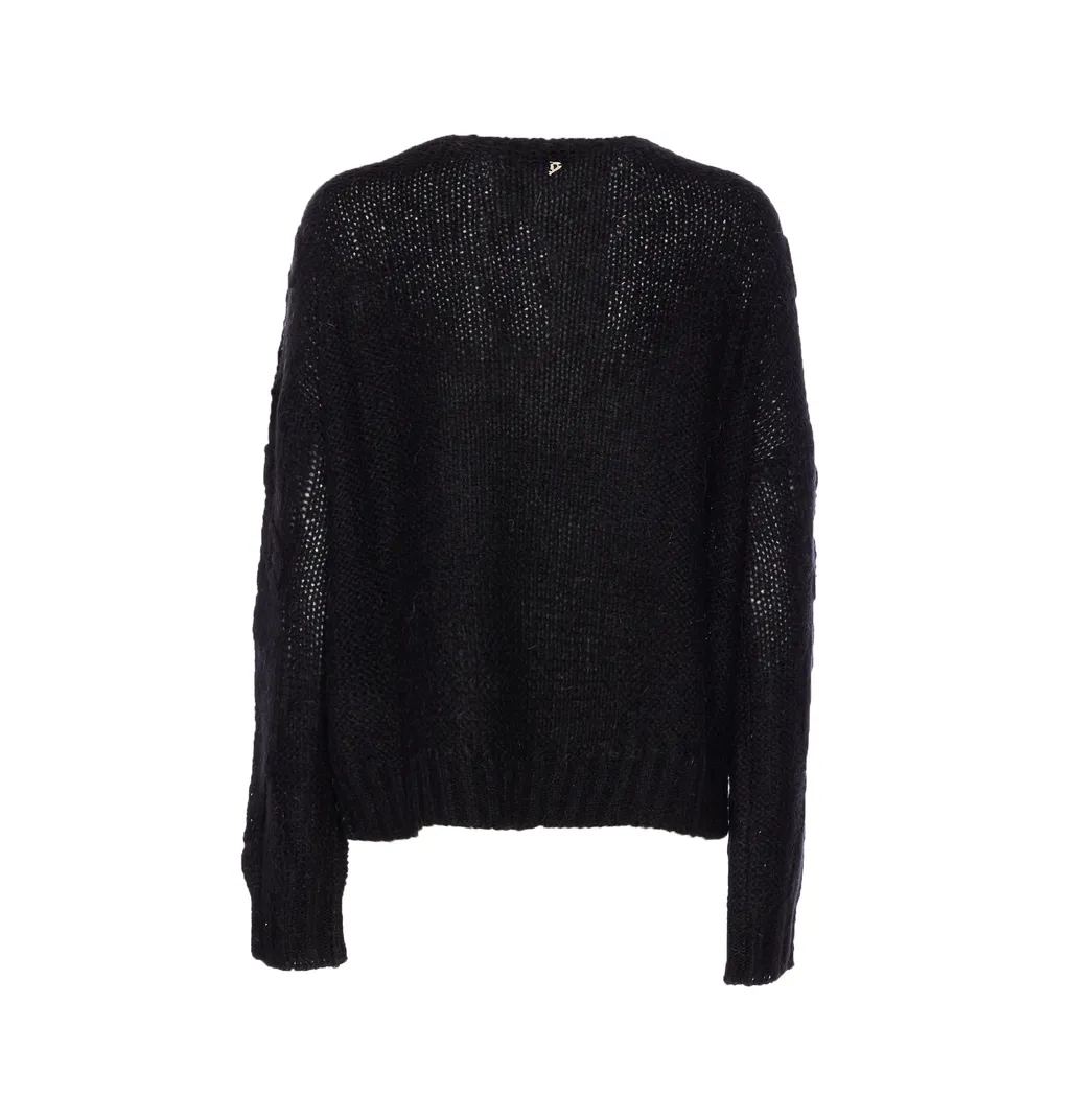 Embroidered Crewneck Knitwear