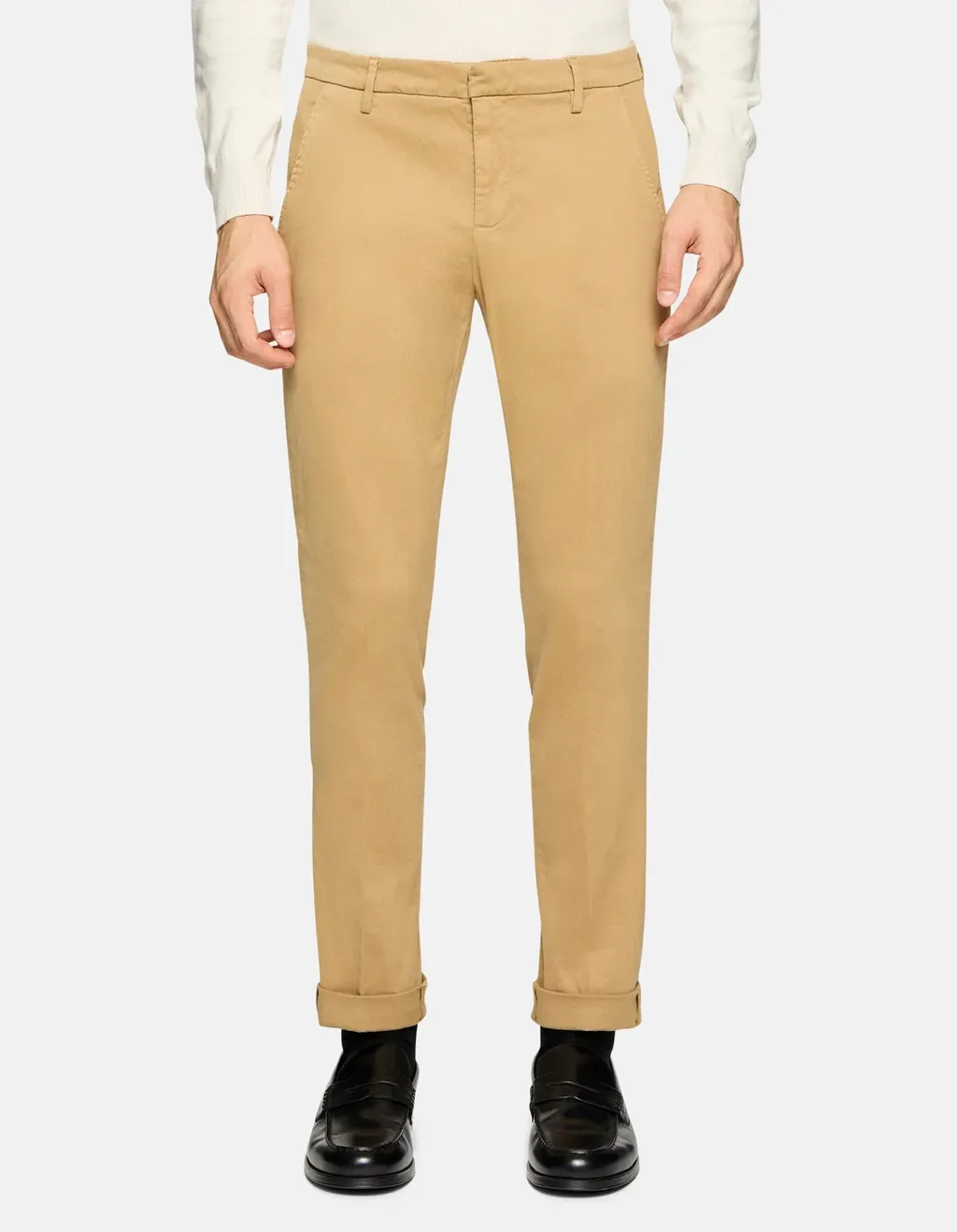 Belted Cotton Pants