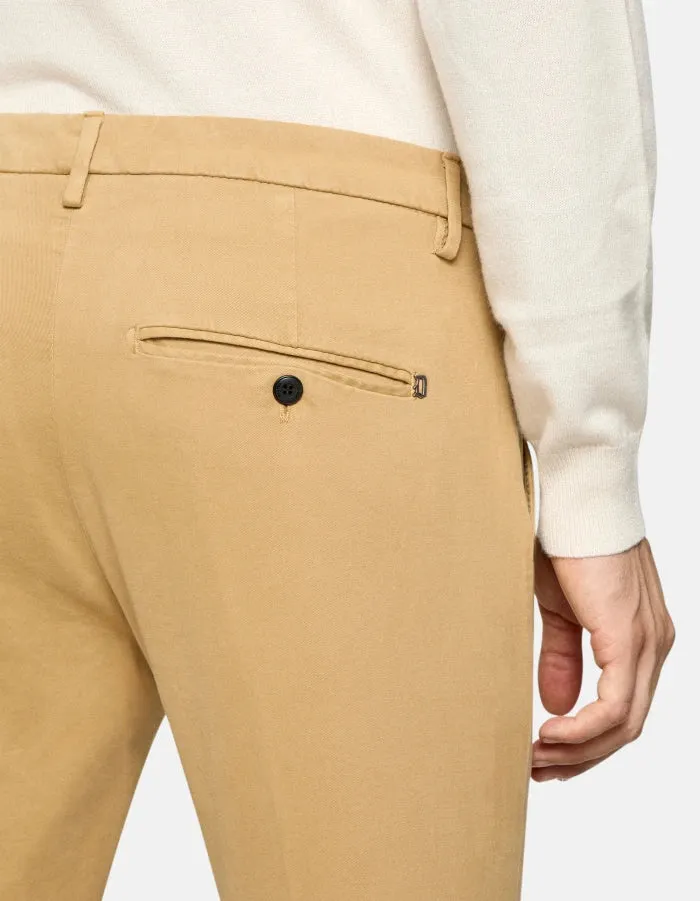 Belted Cotton Pants