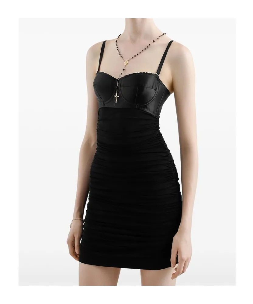 Ruched Detailed Mini Dress