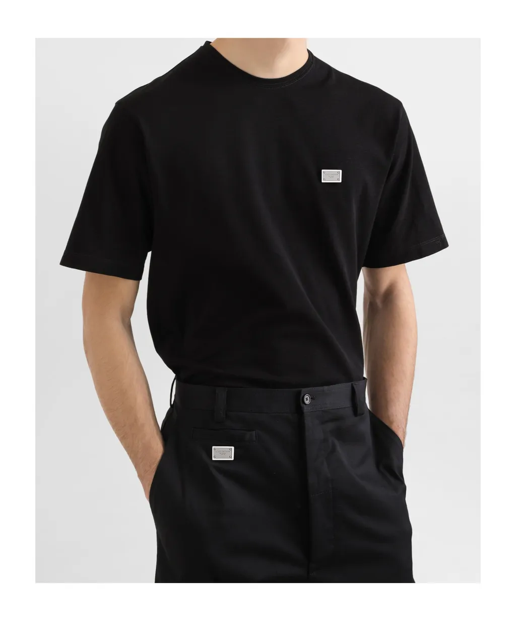 Logo Tag Crewneck T-Shirt