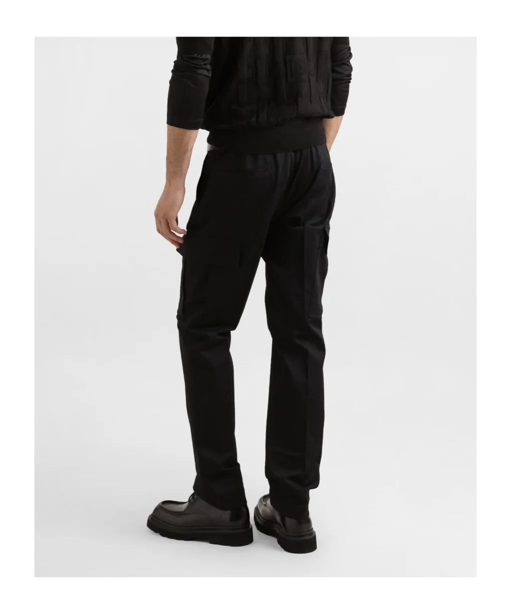 Logo Plaque Cargo Pants