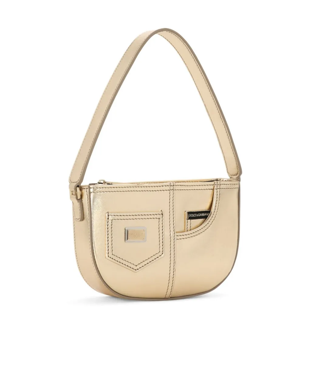 Logo Plaque Shoulder Bag