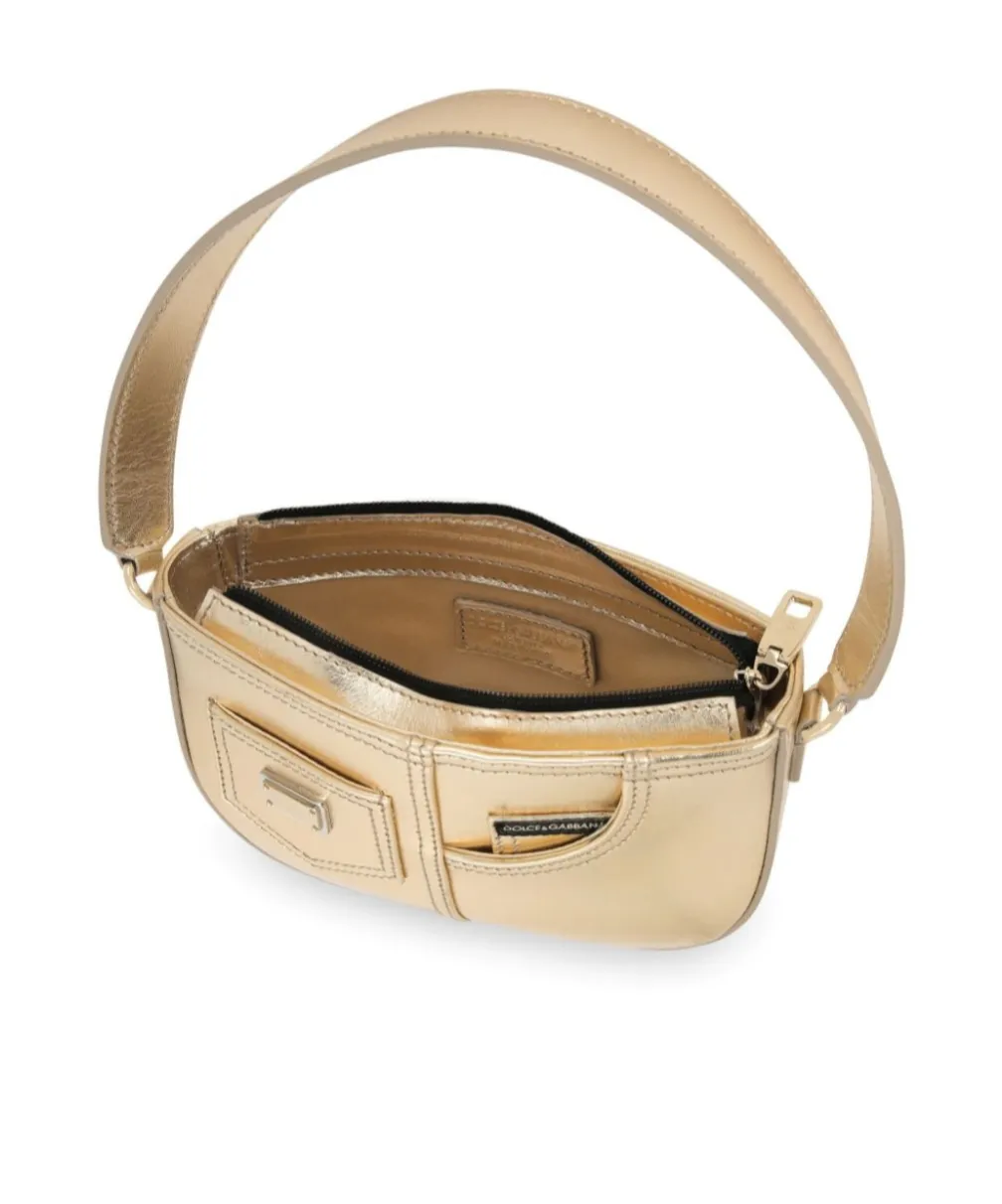 Logo Plaque Shoulder Bag
