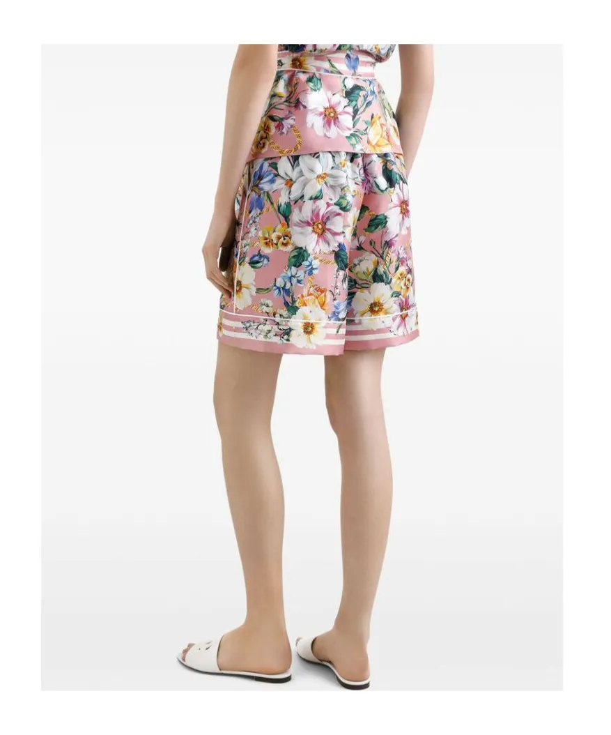 Allover Floral Printed Shorts