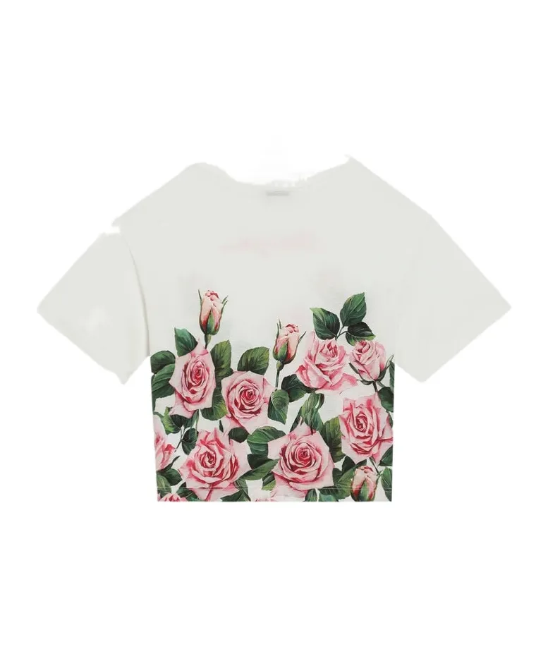 Floral Printed Crewneck T-Shirt