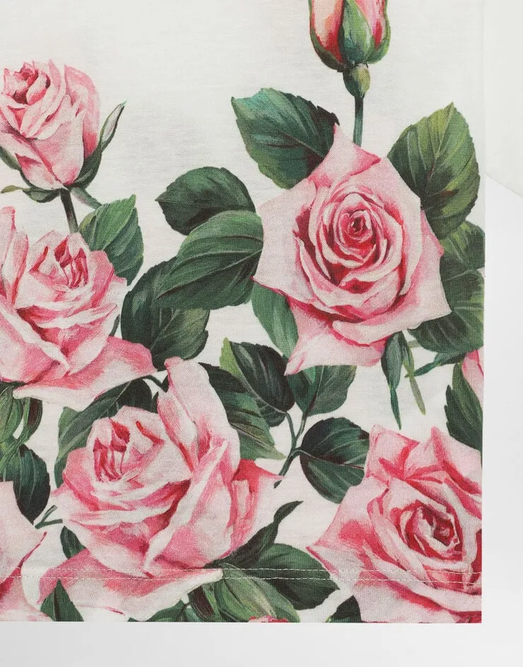 Floral Printed Crewneck T-Shirt