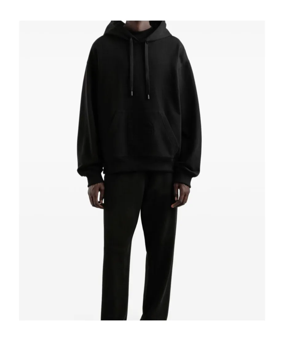 Logo Embossed Drawstring Hoodie