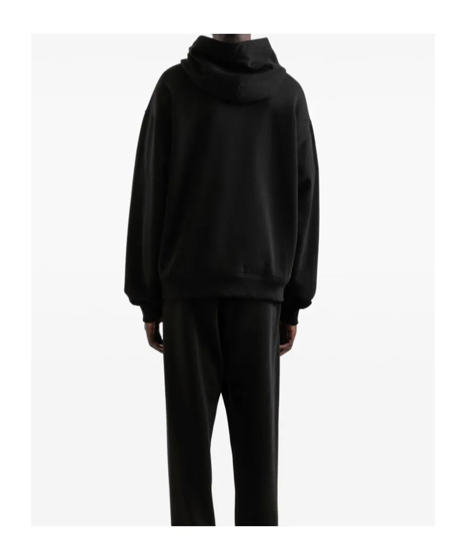 Logo Embossed Drawstring Hoodie