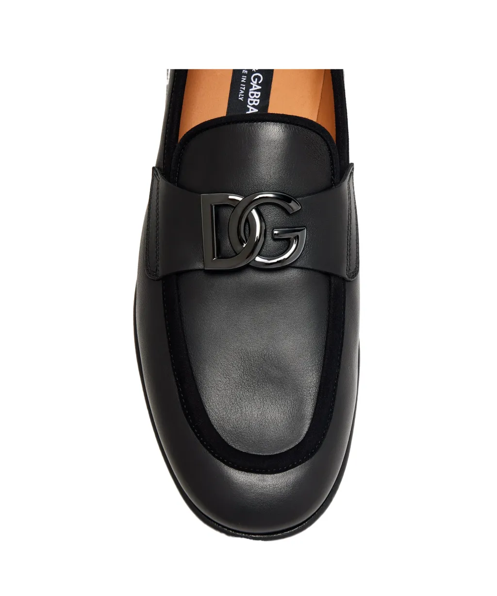 Erice Dg Logo Plaque Loafers