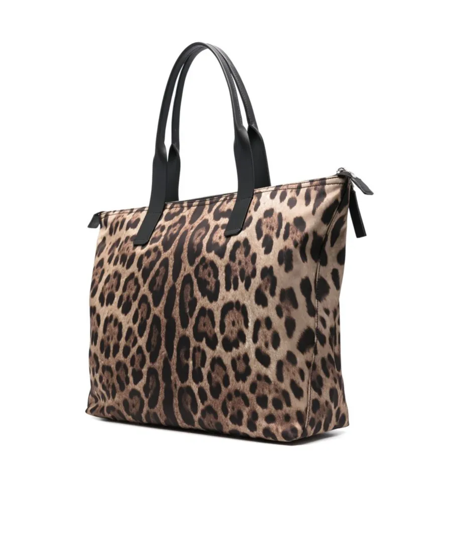 Leopard Printed Tote Bag