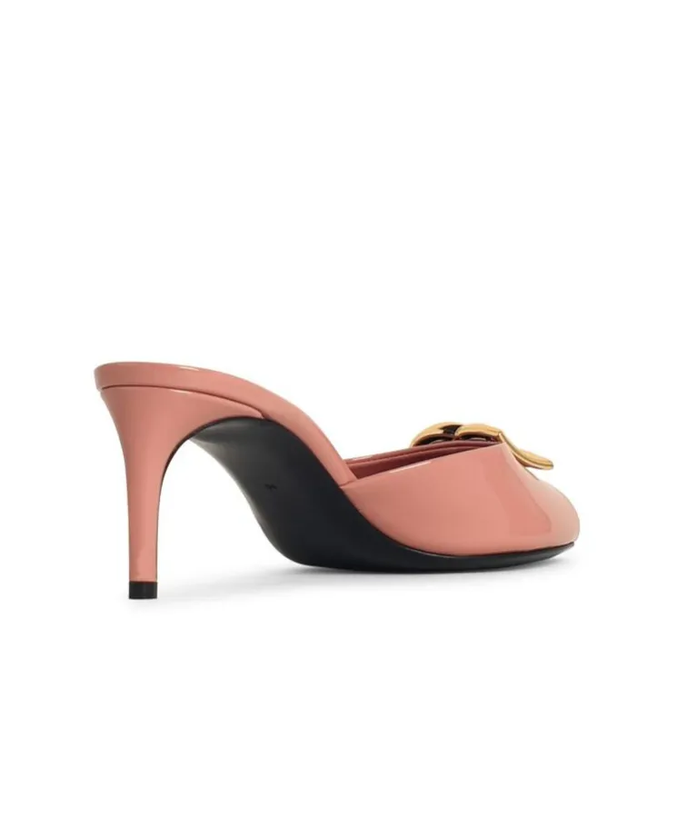 Logo Plaque Slip-On Sandals