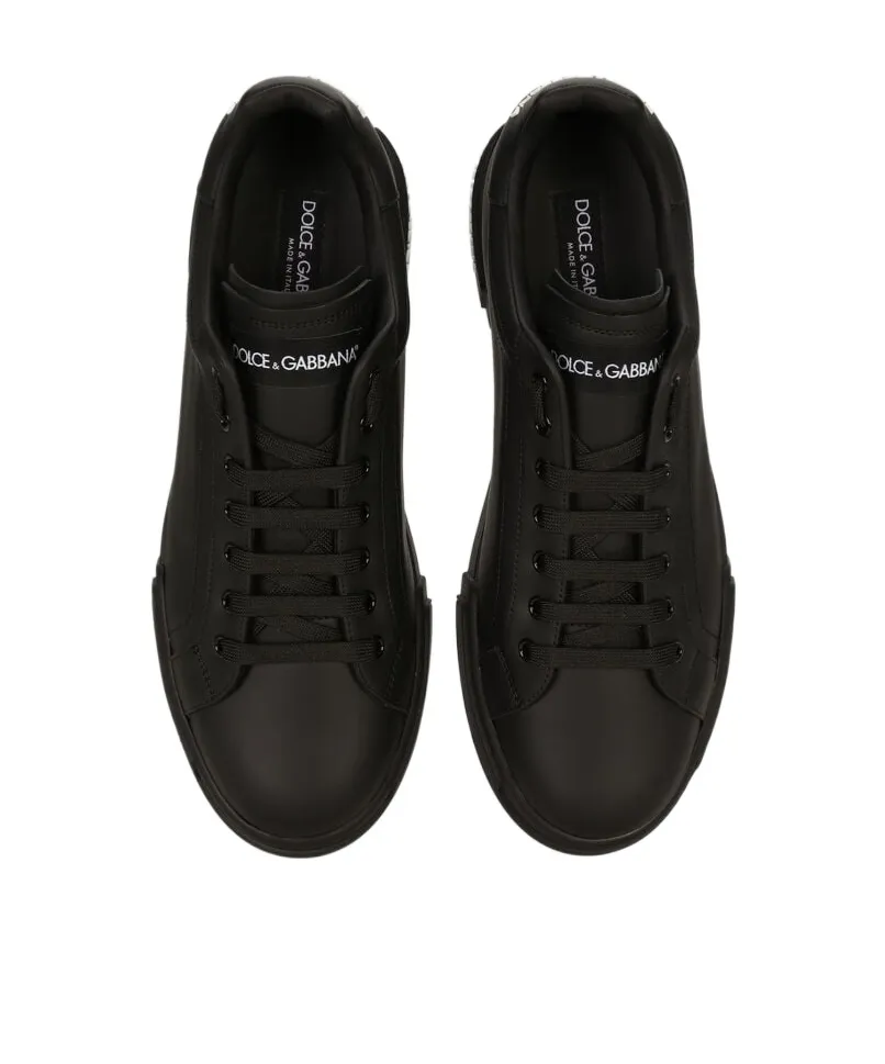 Logo Embossed Portofino Sneakers