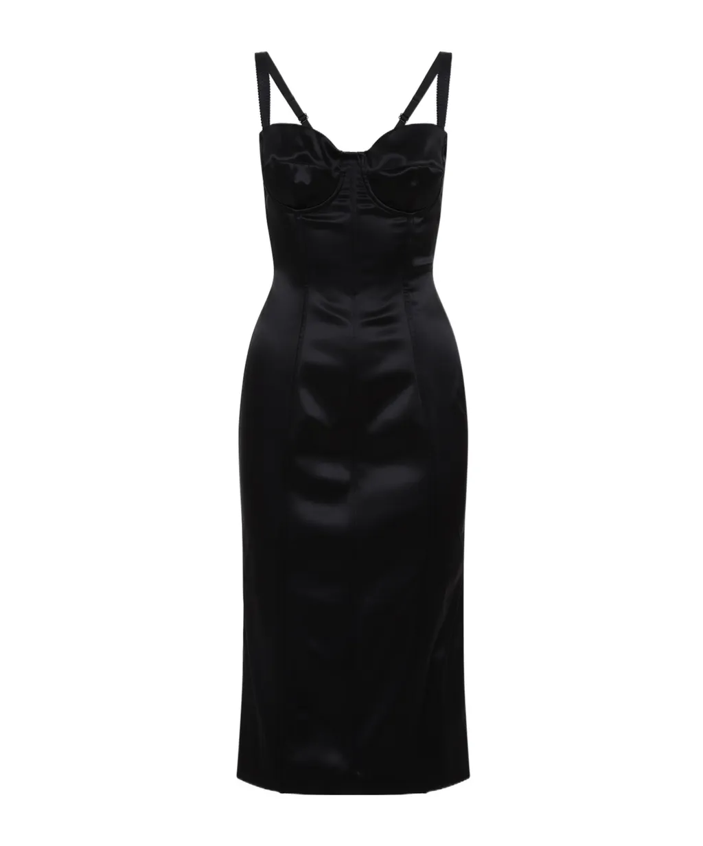 Sleeveless Satin Gown