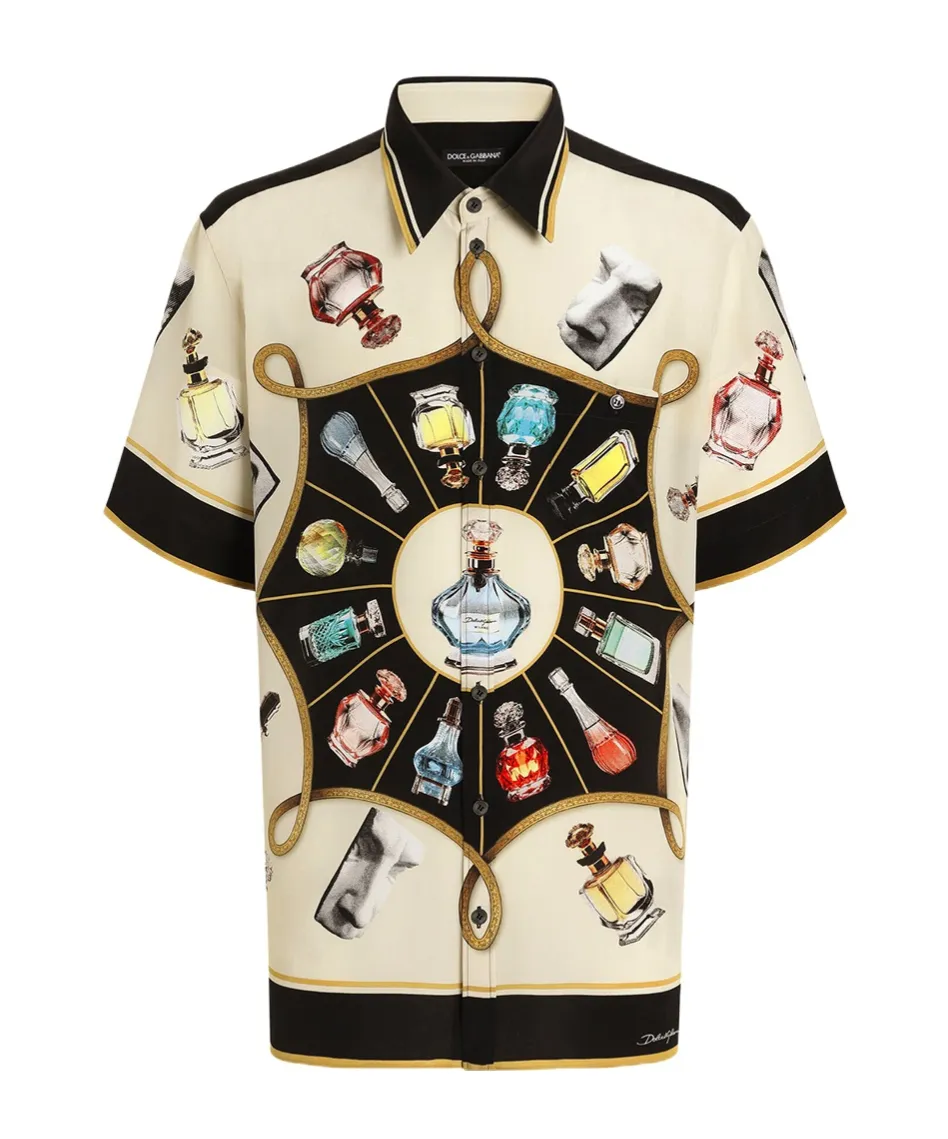 Graphic Printed Short-Sleeved Shirt