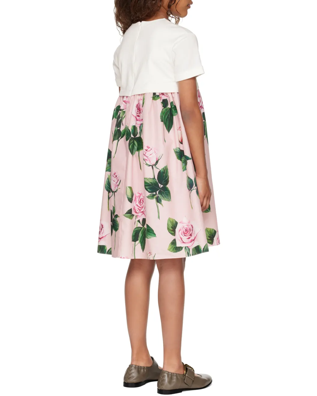 Logo Embellished Crewneck Dress