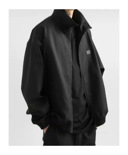 Logo Patch High Neck Jacket