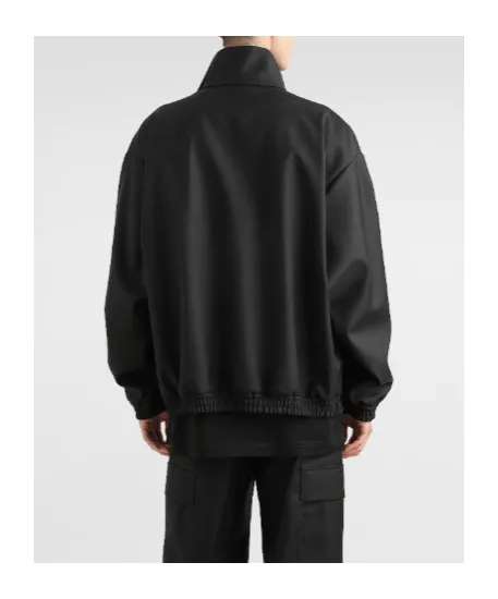Logo Patch High Neck Jacket