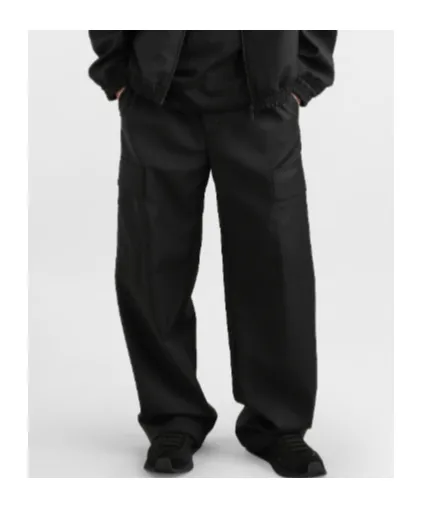 Logo Patch Cargo Pants