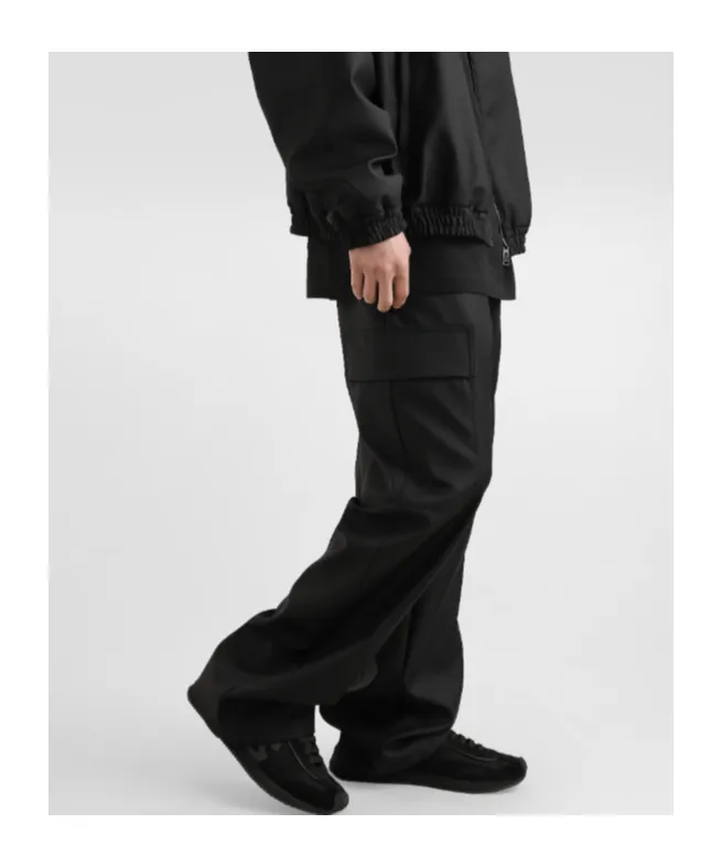 Logo Patch Cargo Pants
