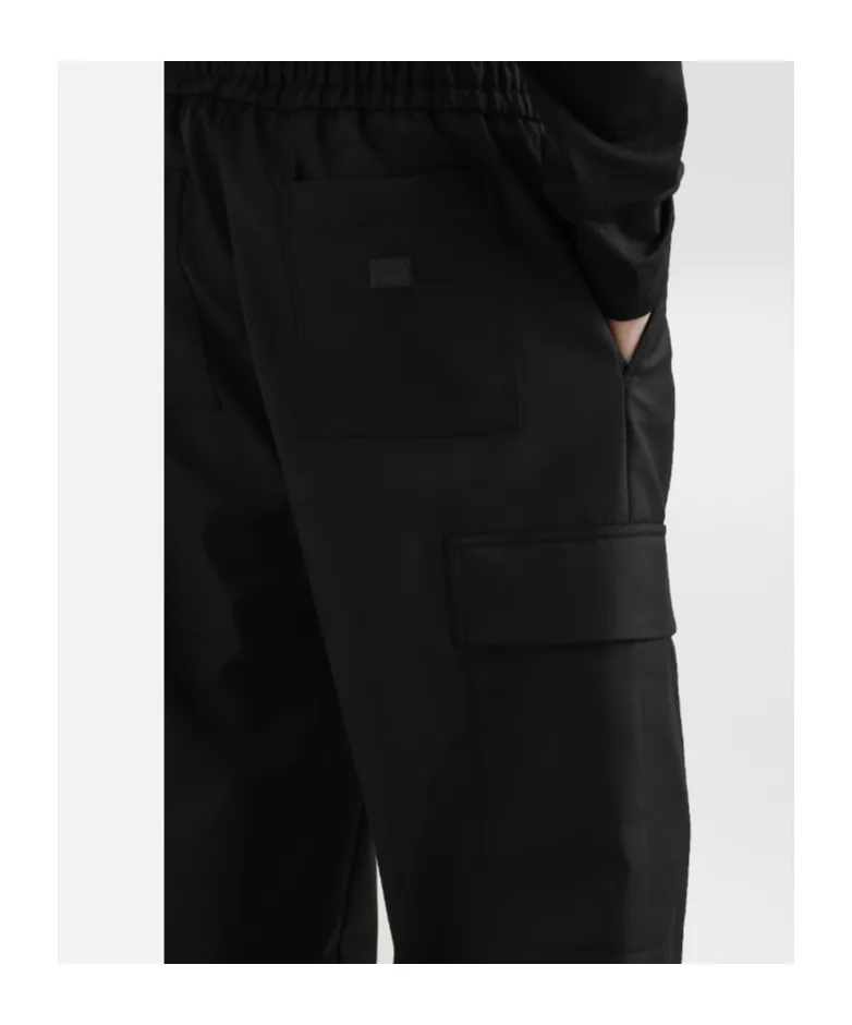 Logo Patch Cargo Pants