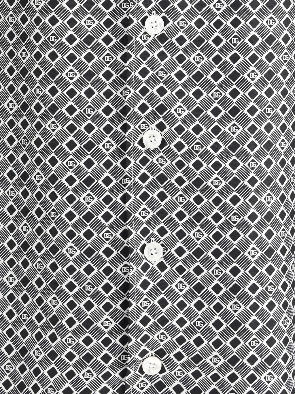 Patterned Short-Sleeved Shirt