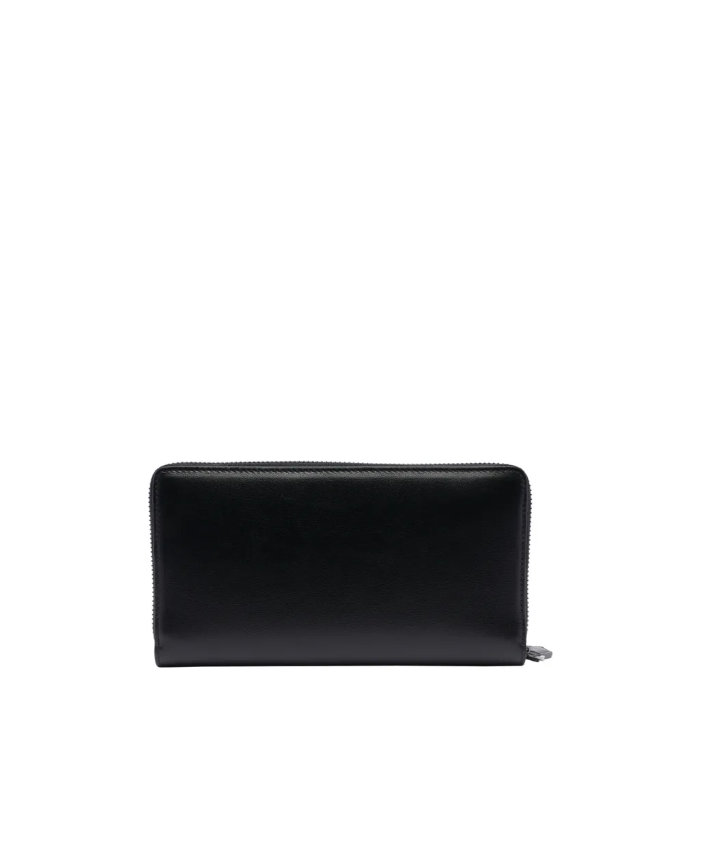 Logo Printed Zip-Around Wallet