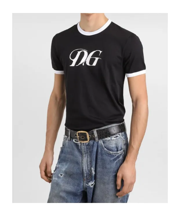 Dg Printed Crewneck T-Shirt