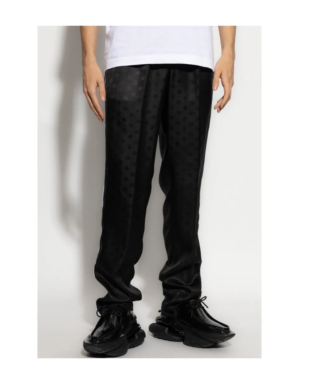 Monogram Jacquard Trousers