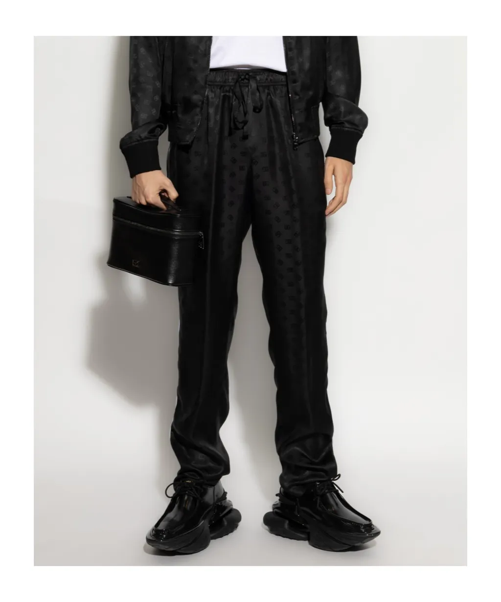 Monogram Jacquard Trousers