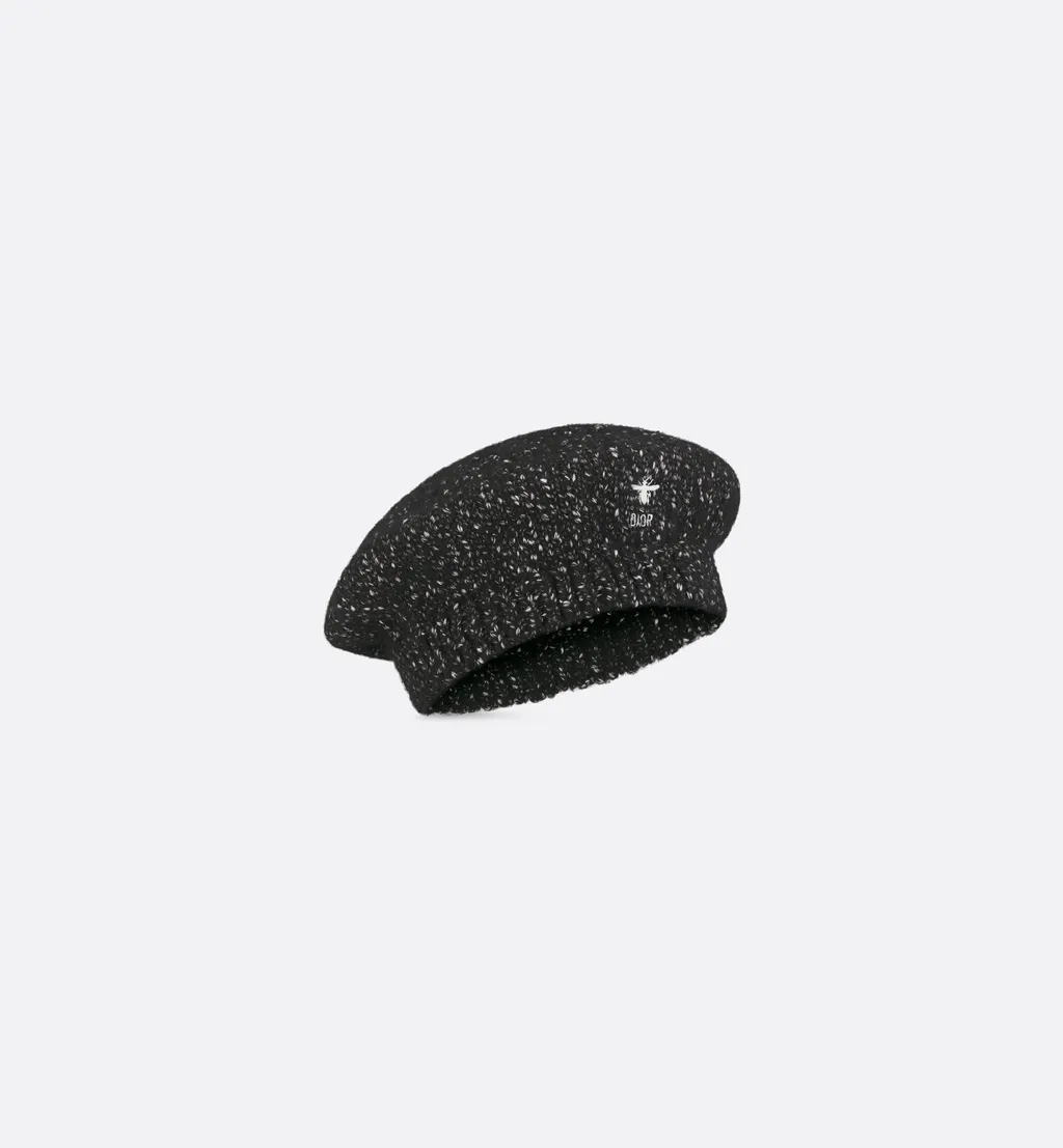 Bee Embroidered Beret