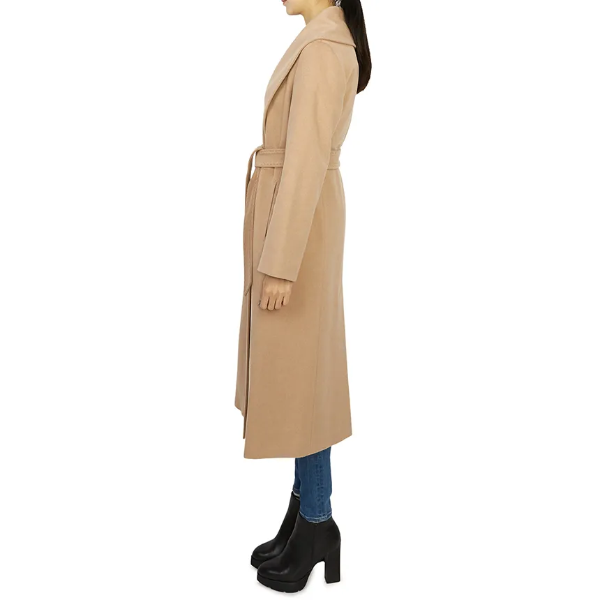 Long-Sleeved Lapel Coat