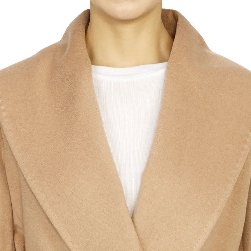 Long-Sleeved Lapel Coat