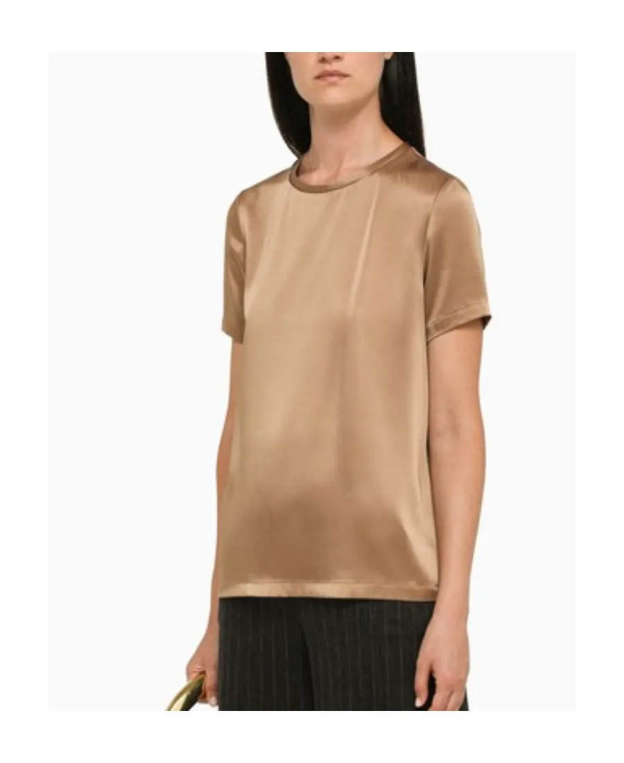 T-Shirt With Round Neck And Short Sleeves