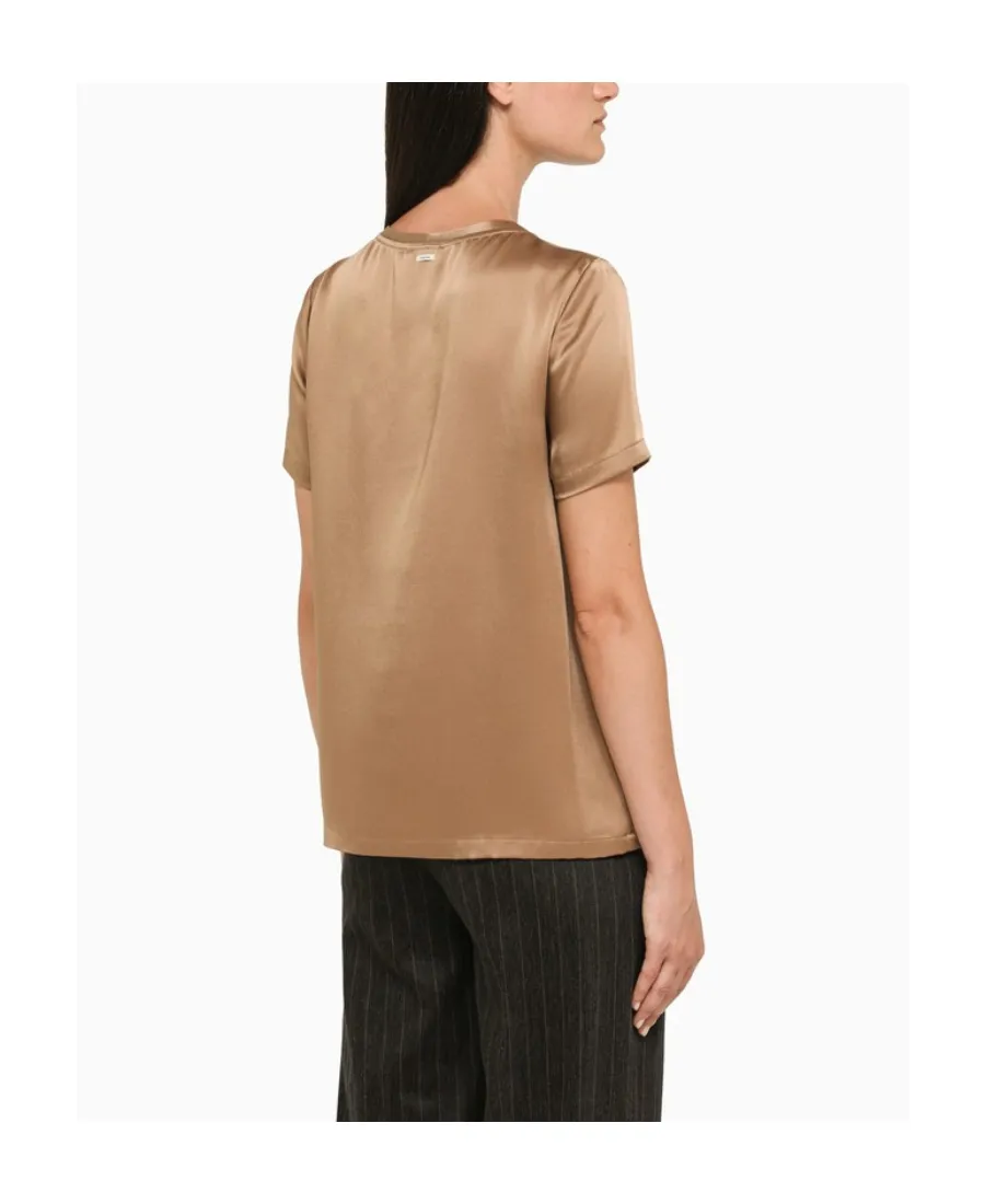 T-Shirt With Round Neck And Short Sleeves