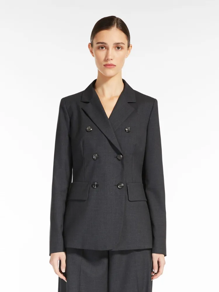 Wool Double-Breasted Blazer