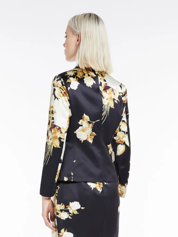 Printed Duchess Suit Jacket