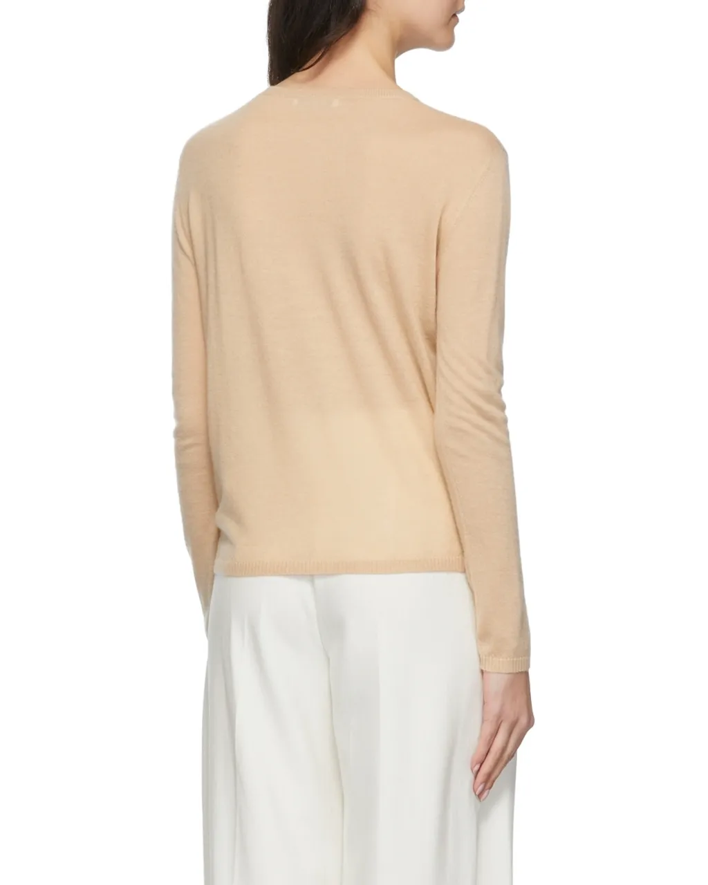 Round-Neck And Long-Sleeved Sweater