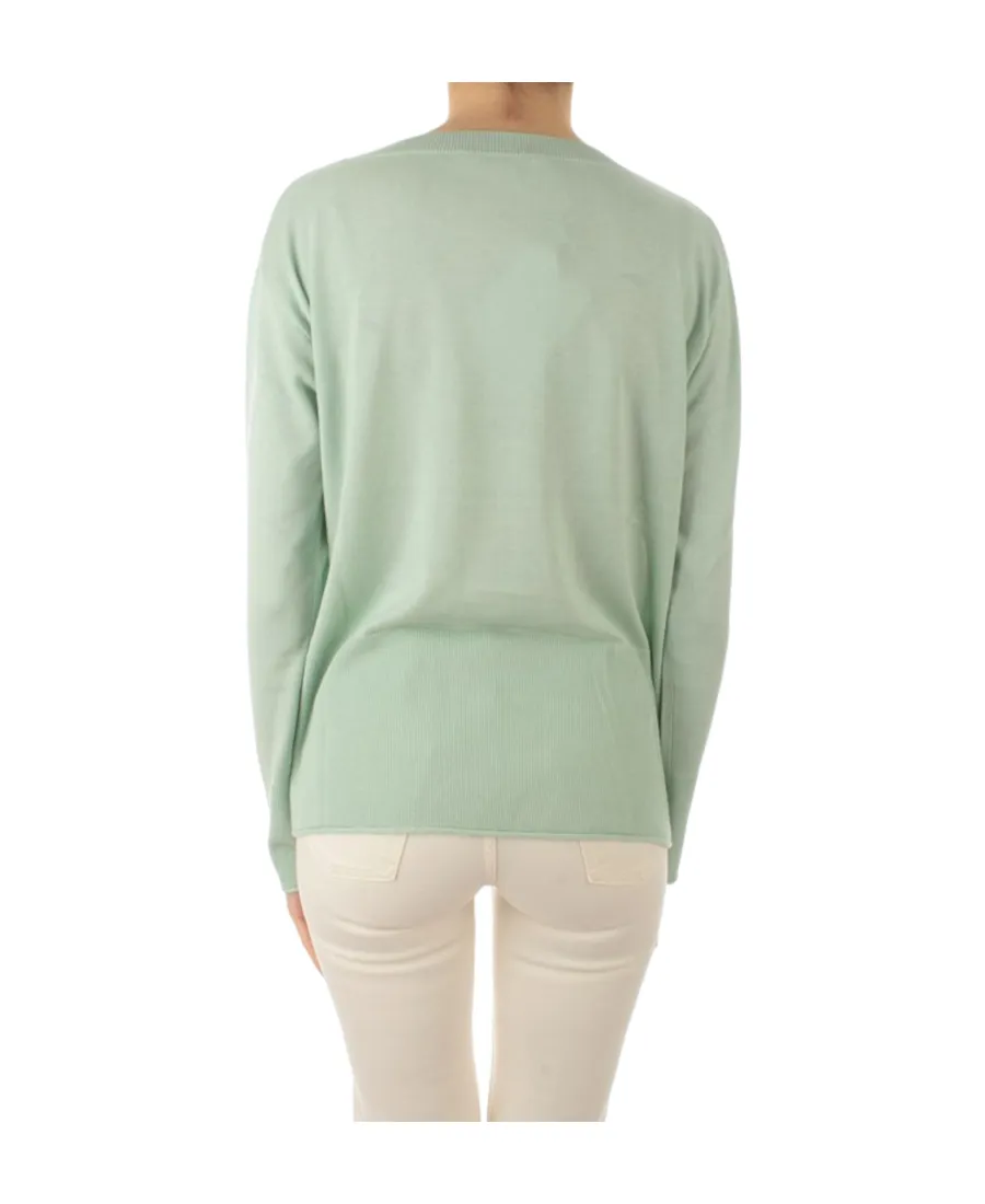 Long-Sleeved Round-Neck Sweater