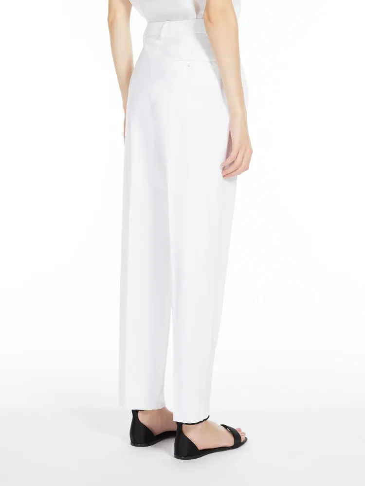 Cotton Gabardine Casual Pants