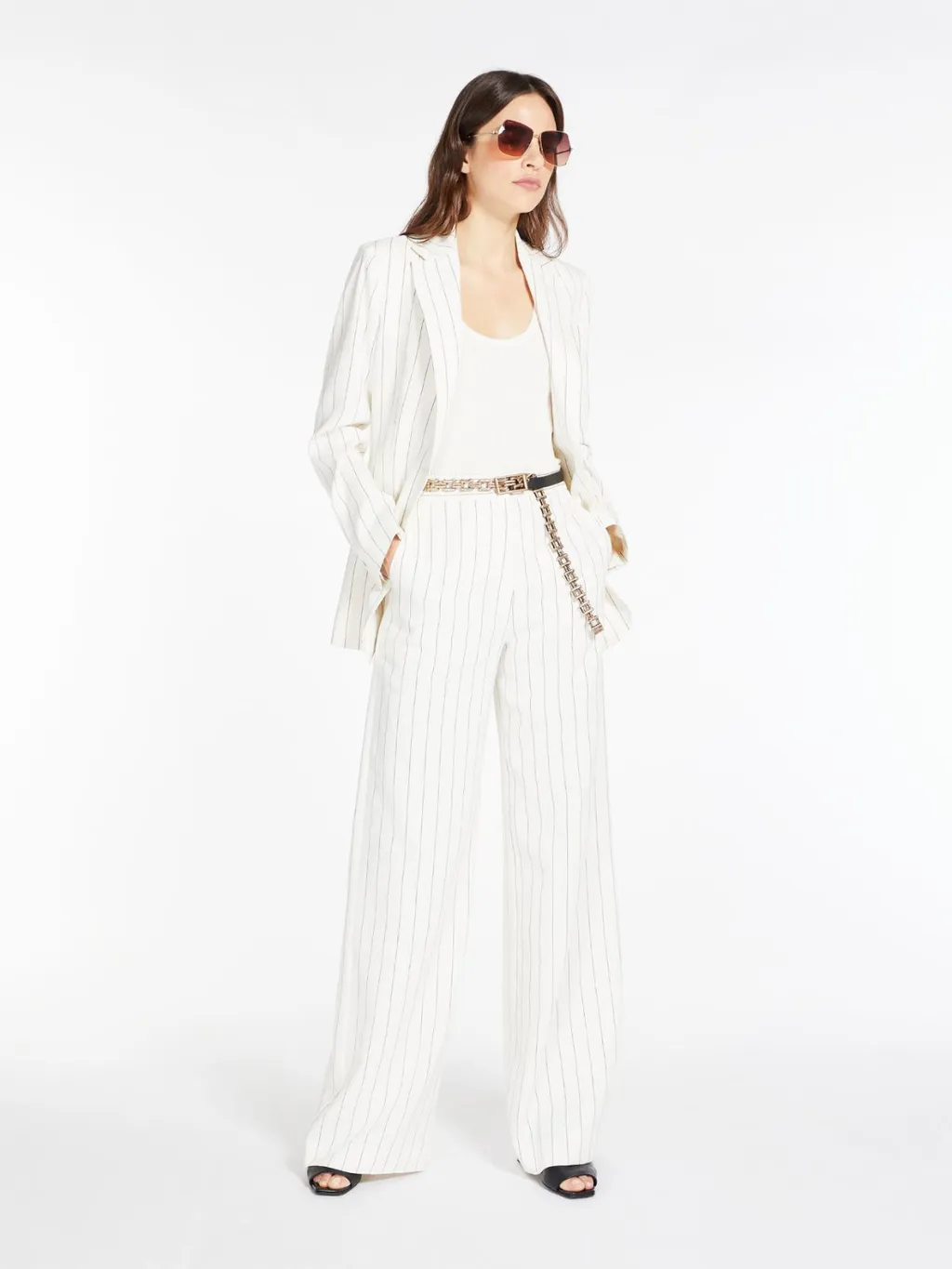 Striped Suit Jacket