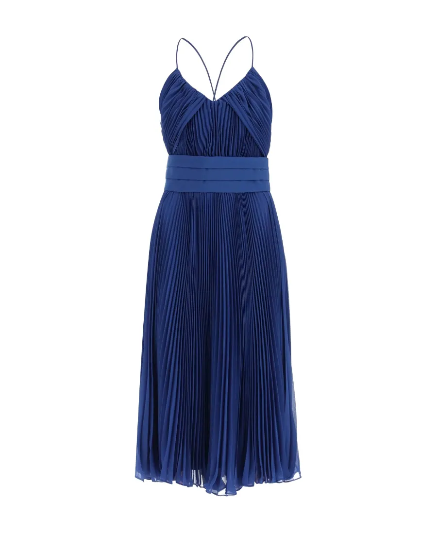 Fully-Draped Midi Dress