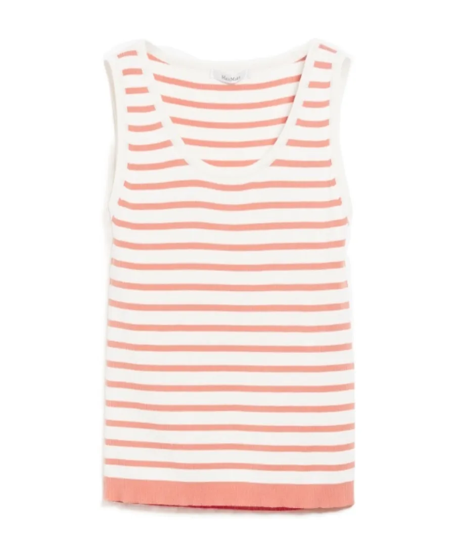 Striped Knitted Tank Top