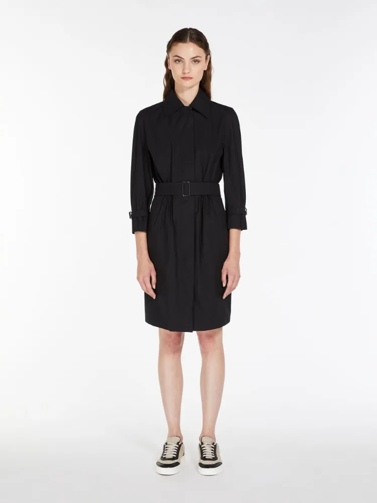 Belted Cotton Shirtdress