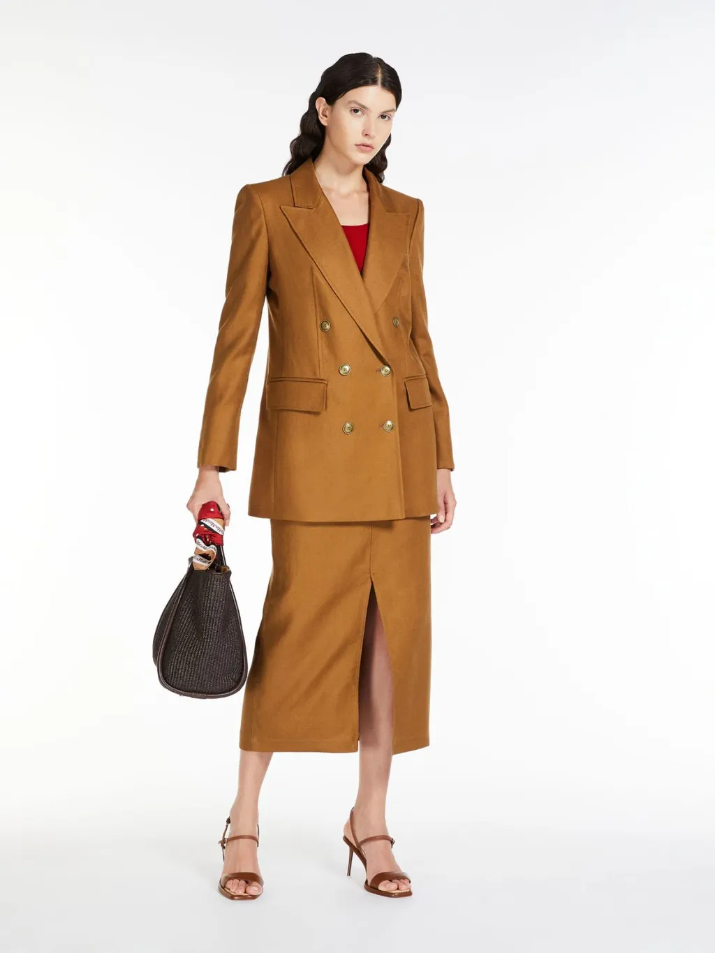 Double-Breasted Suit Jacket