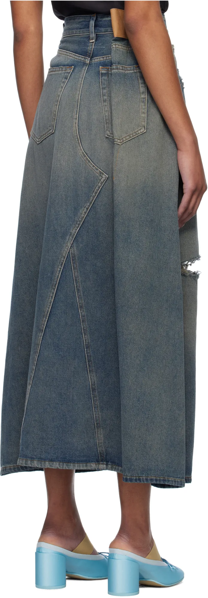 Distressed Skirt