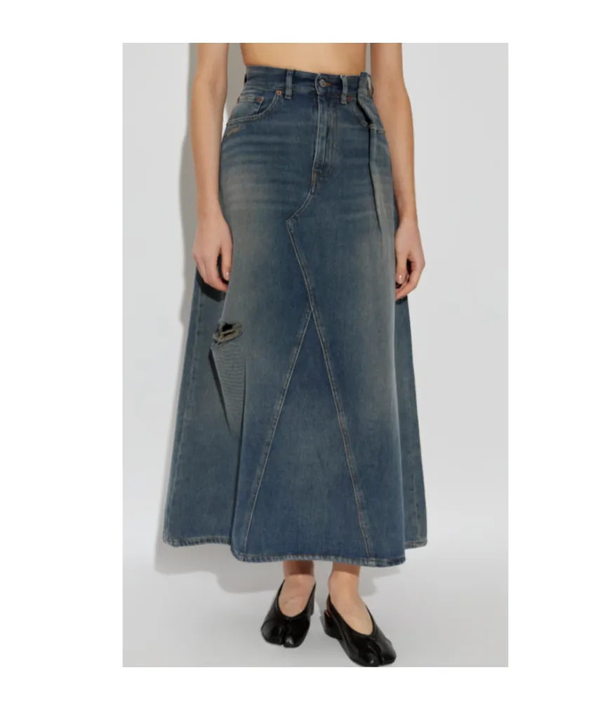 Distressed Skirt